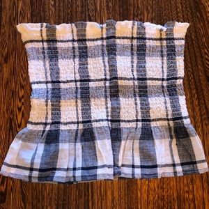 Black and white American Eagle tube top